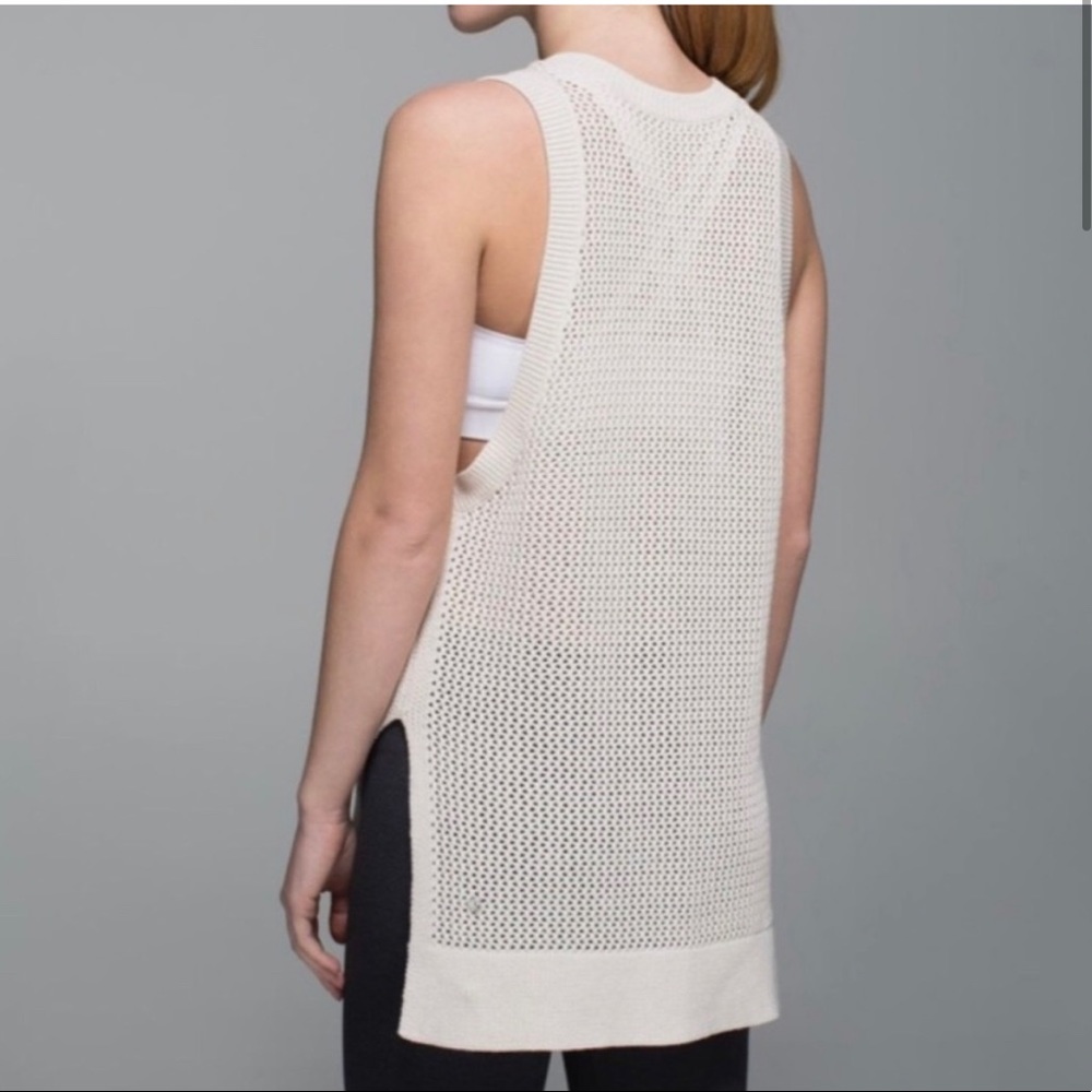 Lululemon Simply the Vest Crochet Top - Picture 3 of 5